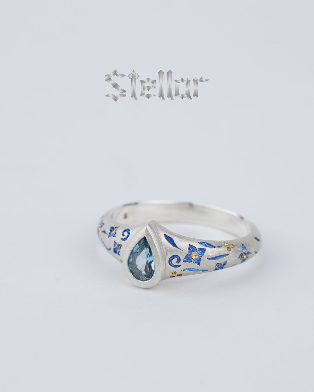 Ring "Blue Drop"