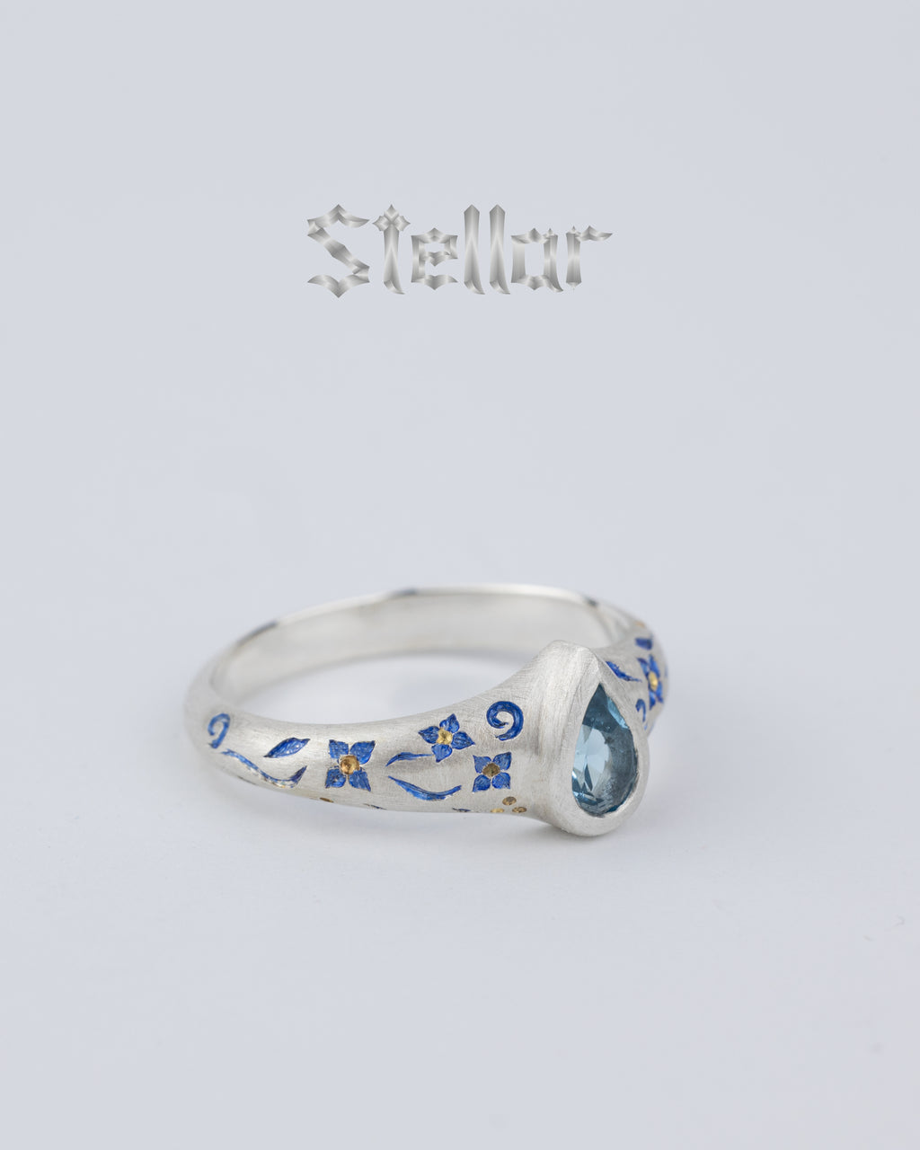Ring "Blue Drop"