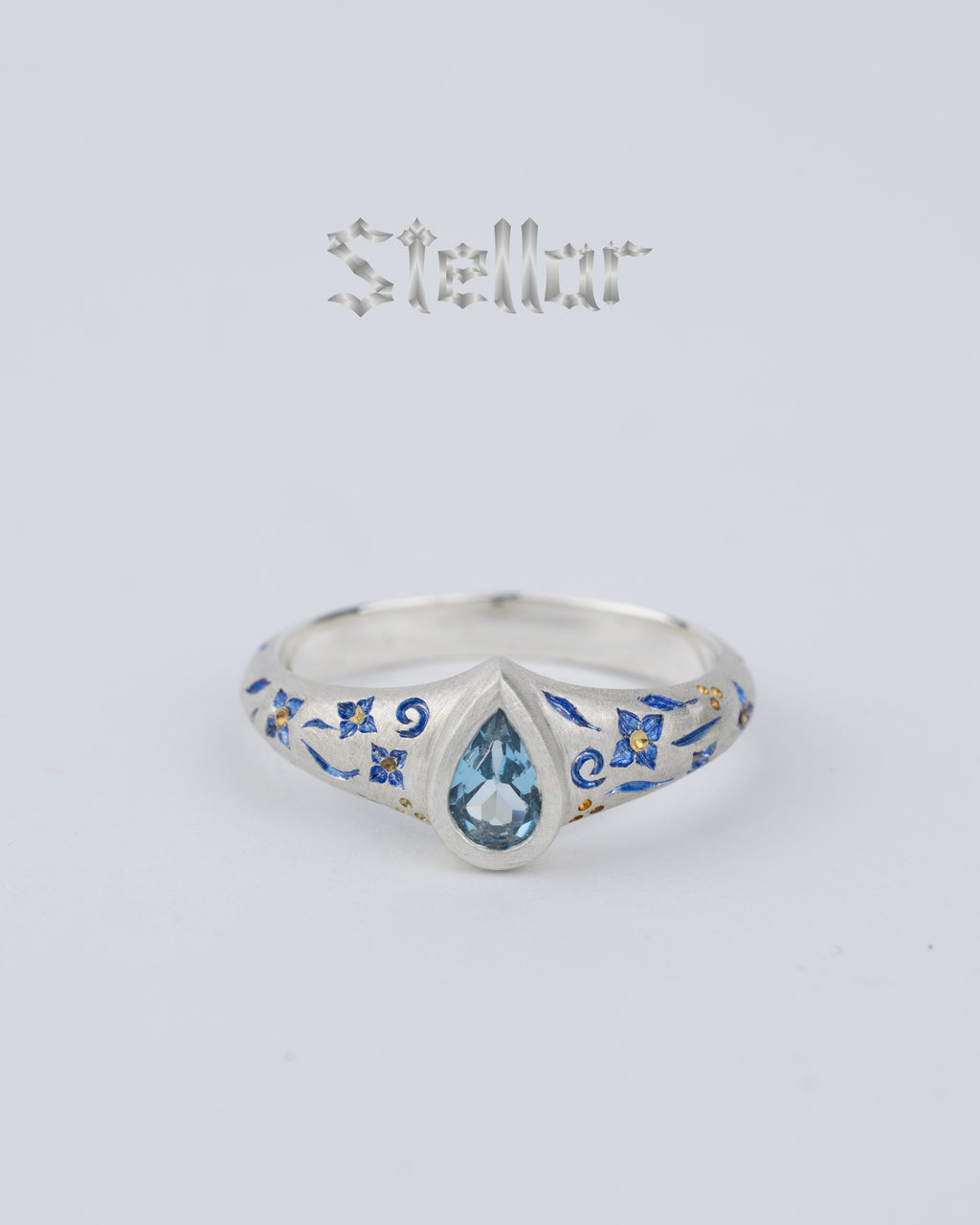 Ring "Blue Drop"