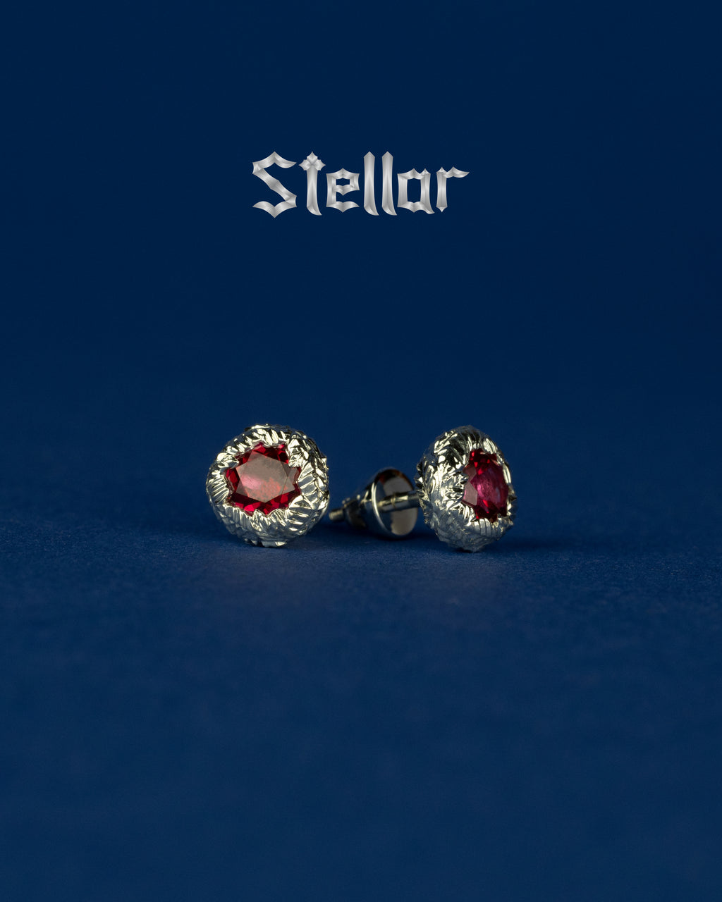 Earrings "Rhodolite Glow"