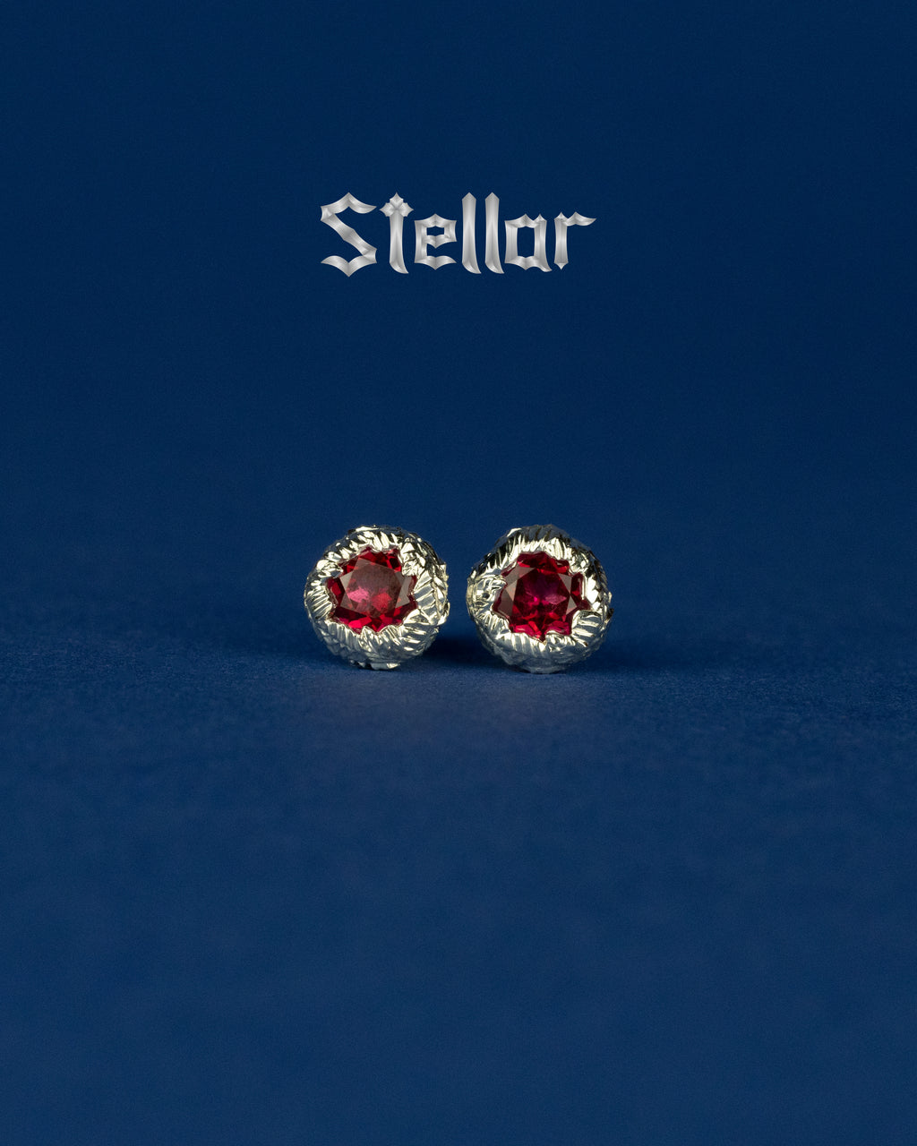 Earrings "Rhodolite Glow"