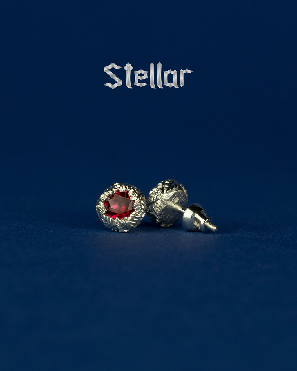 Earrings "Rhodolite Glow"